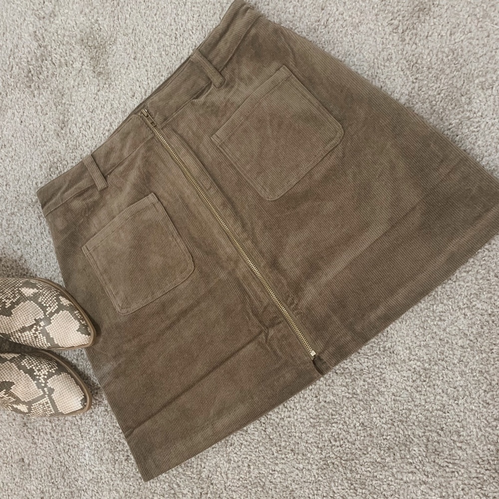 Zip Up Skirt